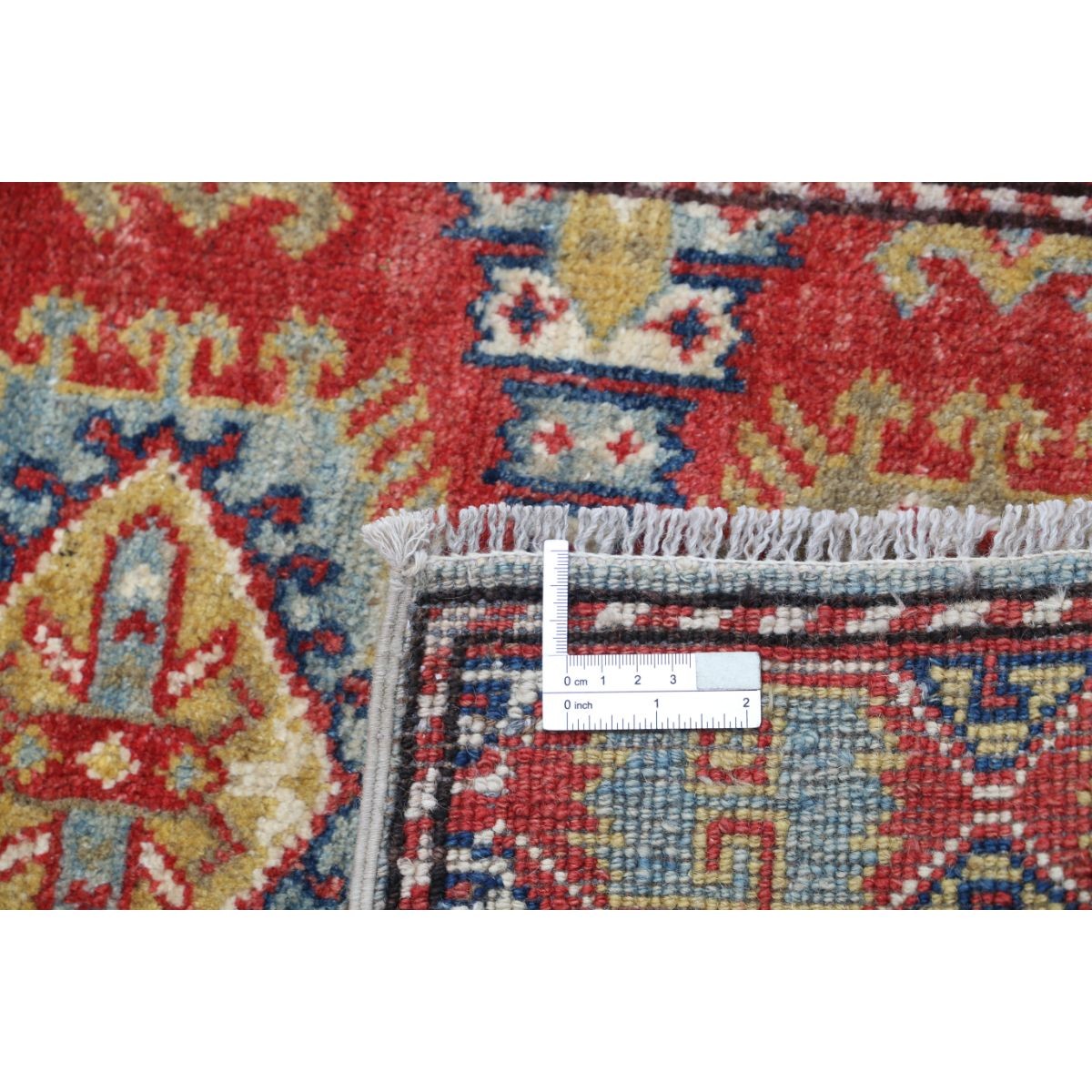 Revival 2x3 Handmade Double Knotted Washable Wool Rug - Colorful