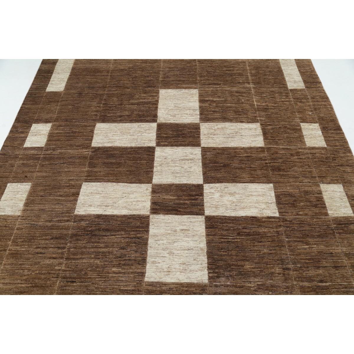 Modcar 6x8 Handmade Double Knotted Washable Wool Rug - Colorful