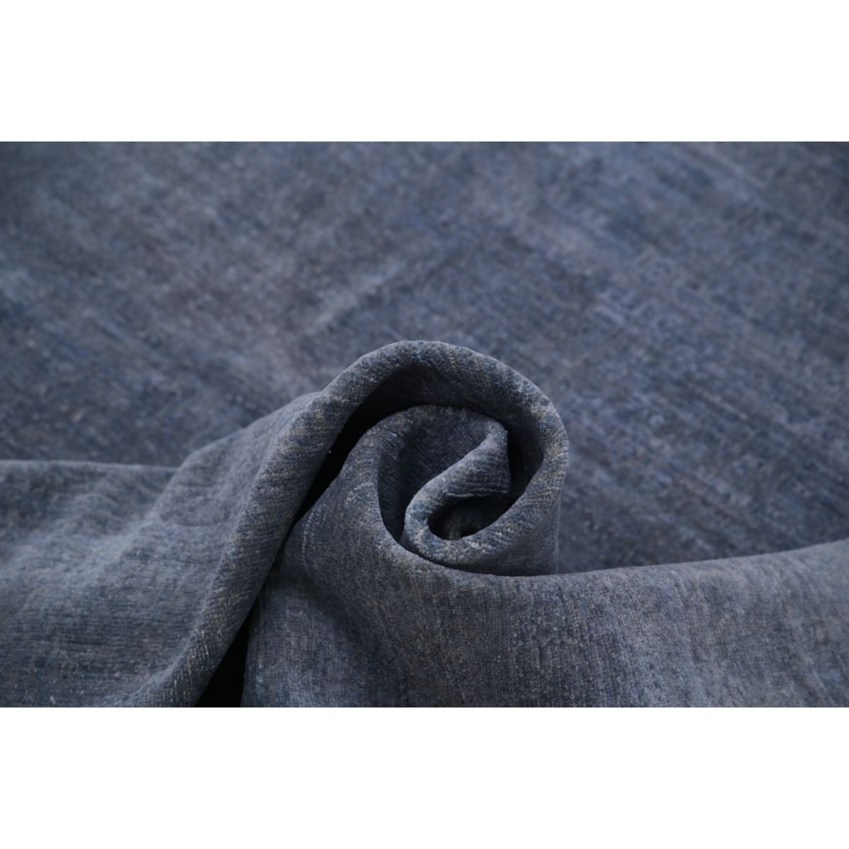 Fine 9x12 Handmade Double Knotted Washable Wool Rug - Monochormatic