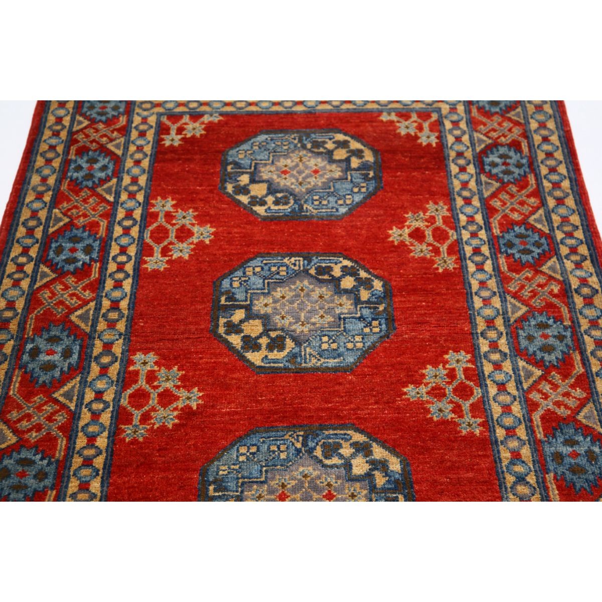 Revival 3x5 Handmade Double Knotted Washable Wool Rug - Colorful