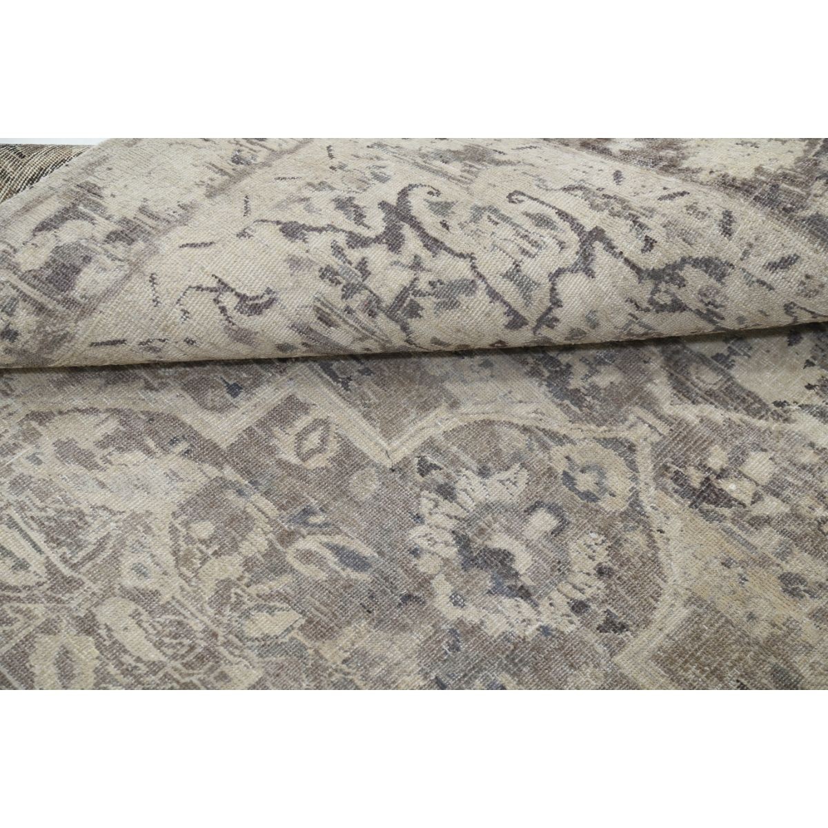 Vintage 7x10 Handmade Double Knotted Washable Wool Rug - Soft Hues