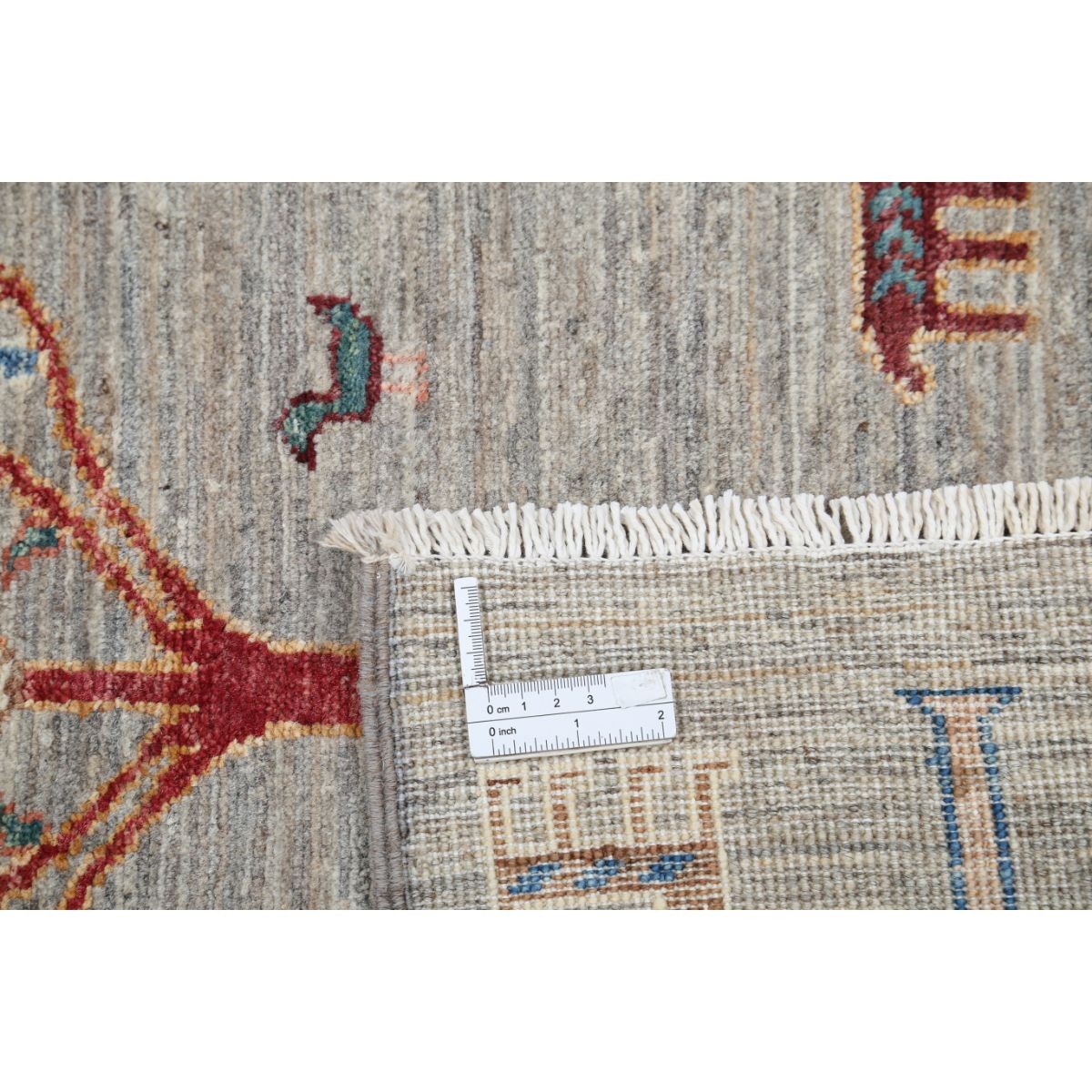 Sultani 5x7 Handmade Double Knotted Washable Wool Rug - Colorful