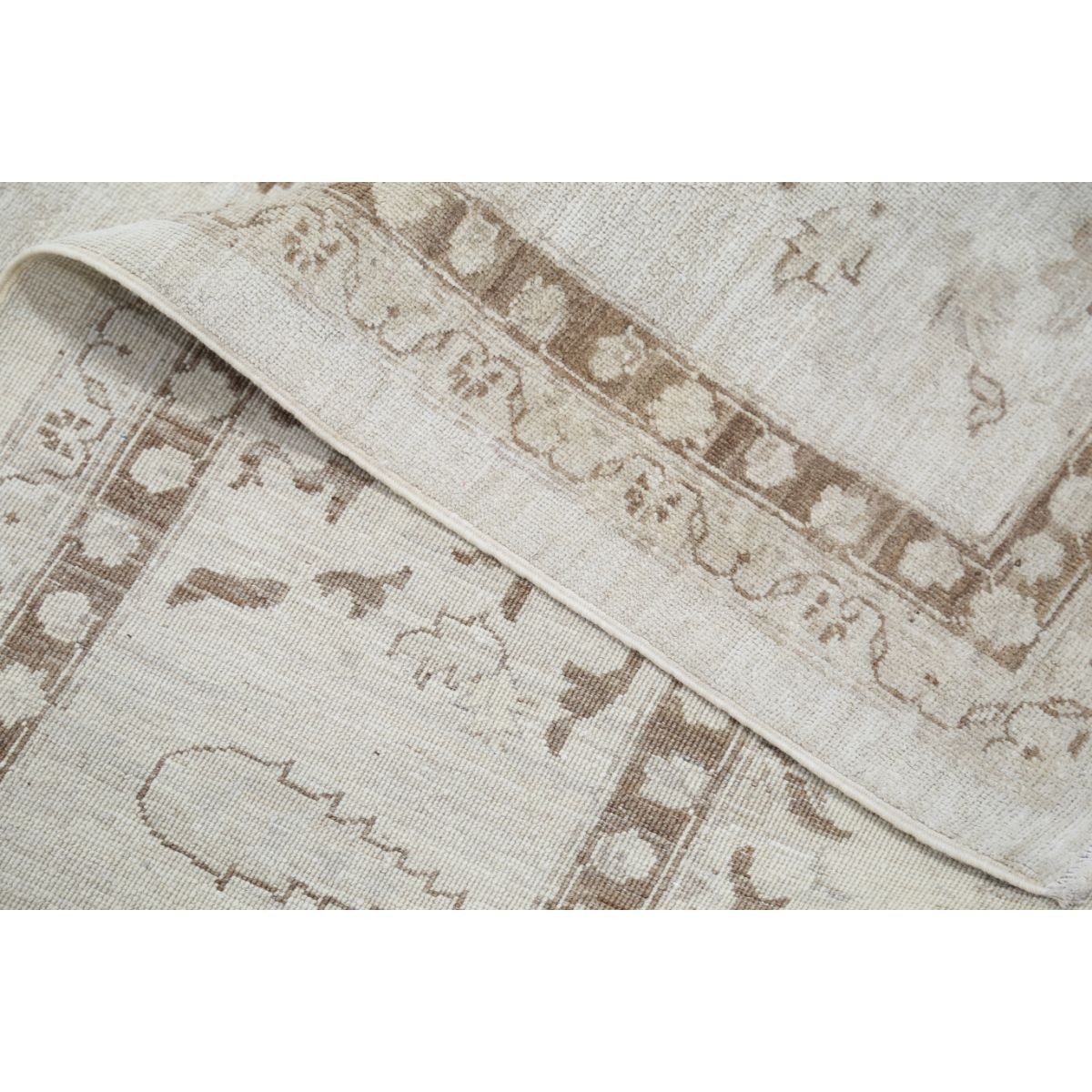 Serenity 9x12 Handmade Double Knotted Washable Wool Rug - Soft Hues