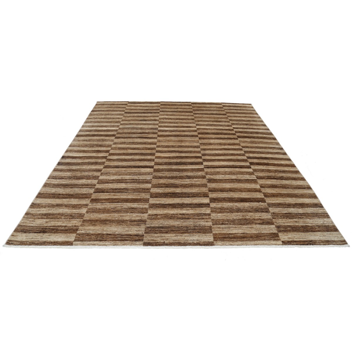 Modcar 8x9 Handmade Double Knotted Washable Wool Rug - Colorful