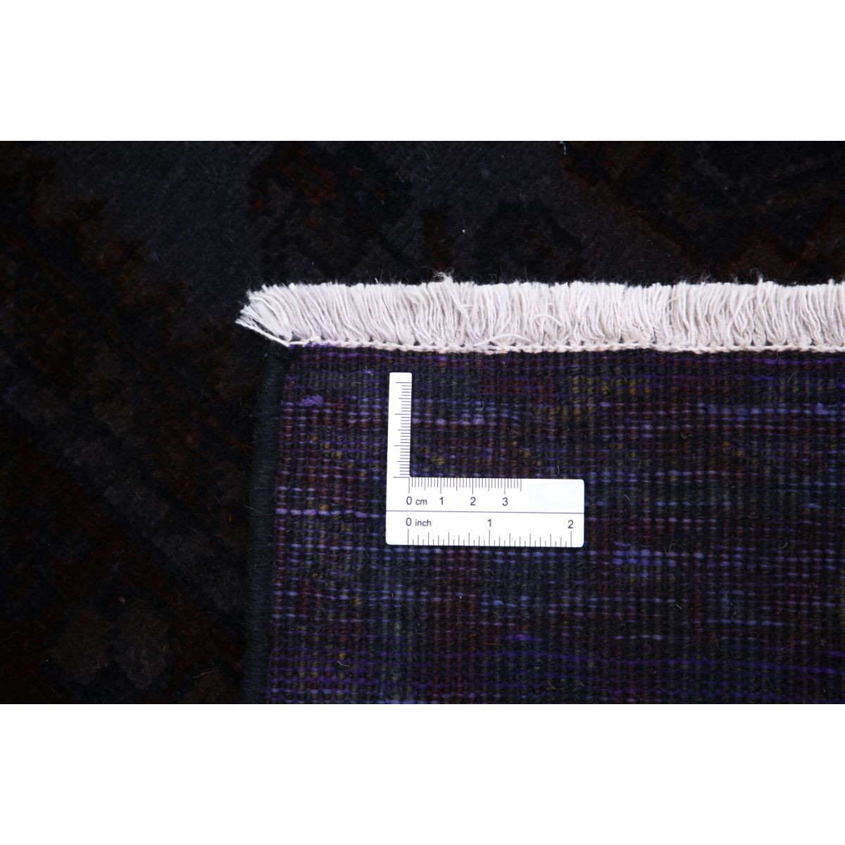 Overdye 4x5 Handmade Double Knotted Washable Wool Rug - Monochormatic