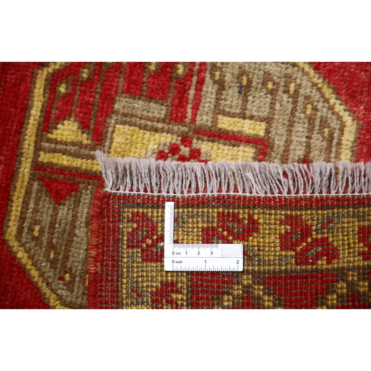 Revival 3x4 Handmade Double Knotted Washable Wool Rug - Colorful