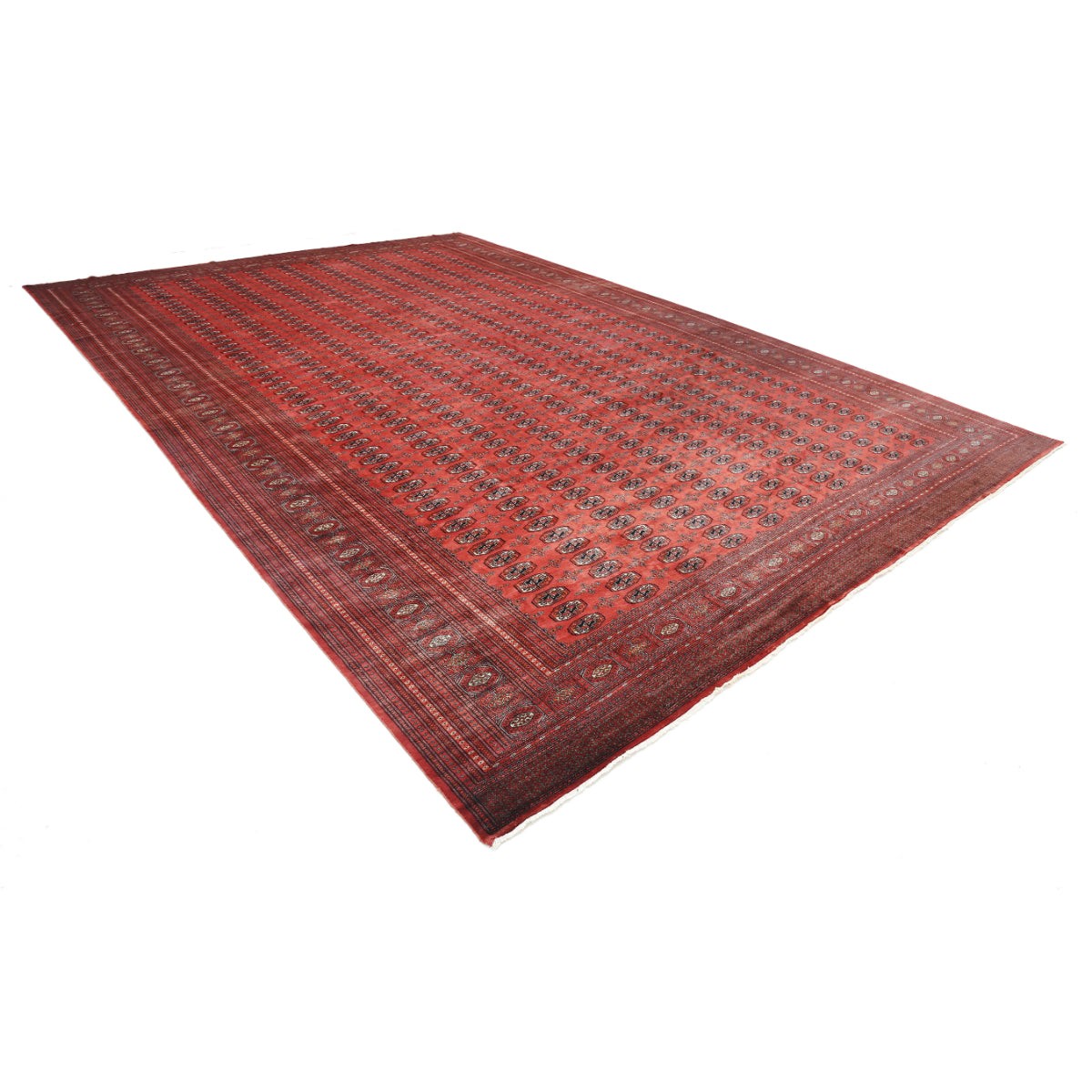 Bokhara 12x18 Handmade Double Knotted Washable Wool Rug - Colorful