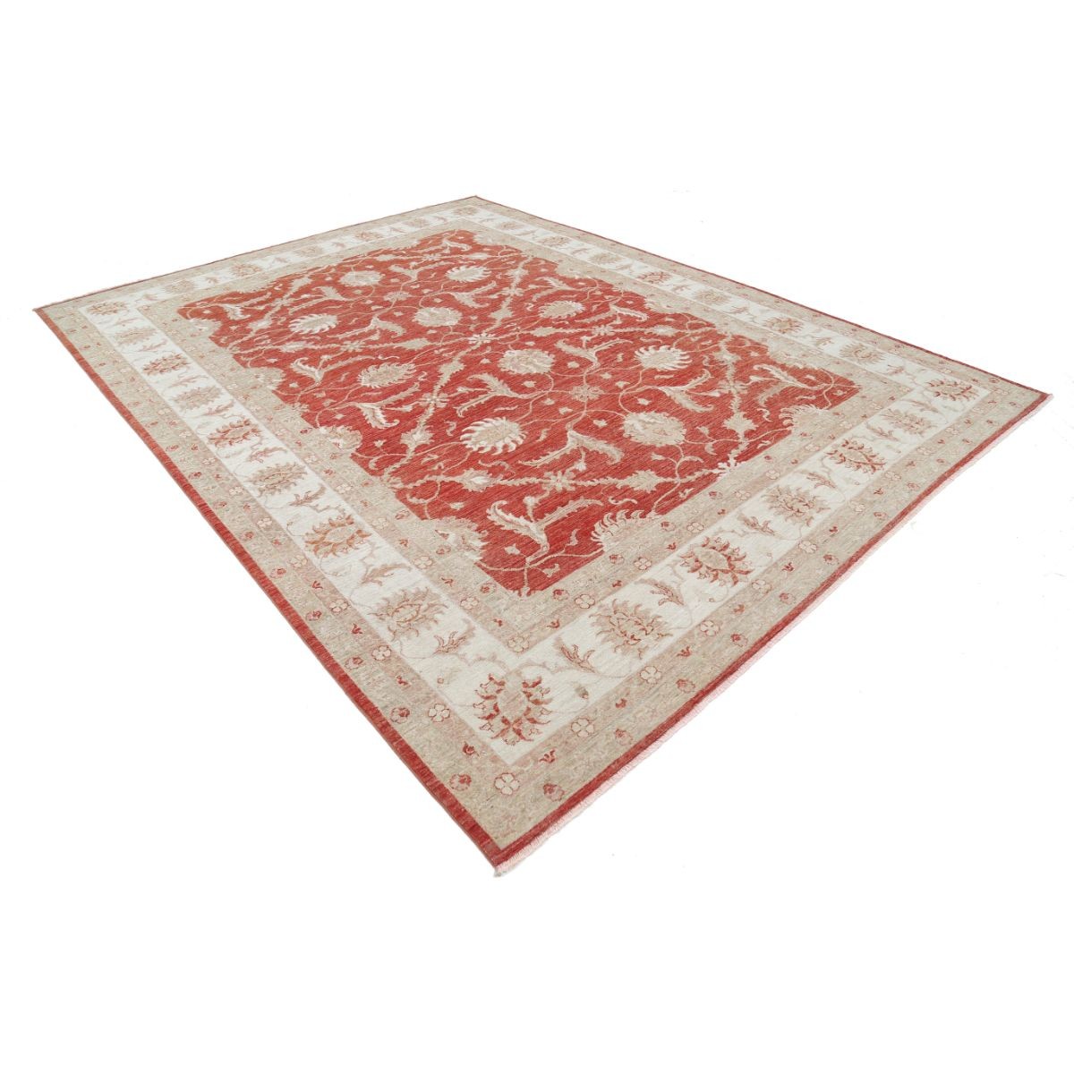 Ziegler 9x12 Handmade Double Knotted Washable Wool Rug - Colorful
