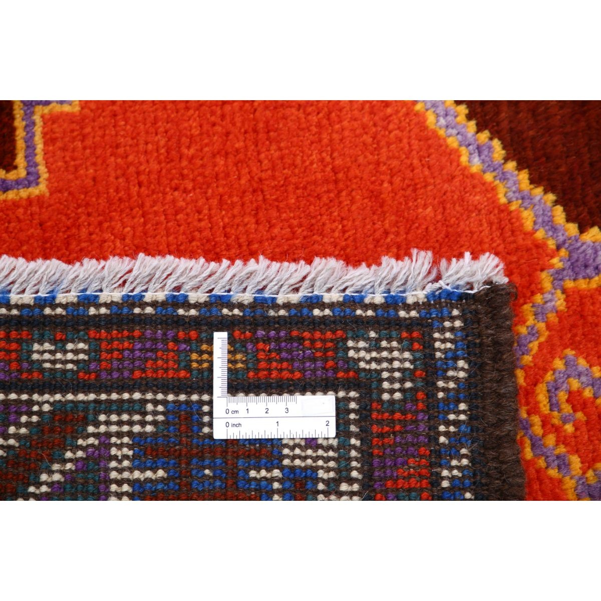 Revival 5x6 Handmade Double Knotted Washable Wool Rug - Colorful