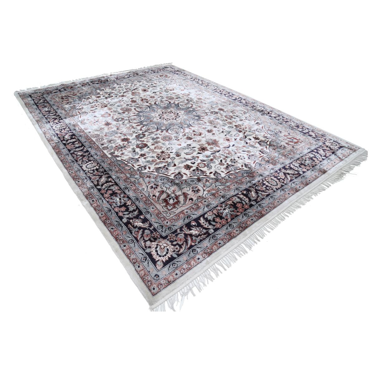 Legacy 9x12 Handmade Double Knotted Washable Art Silk Rug - Colorful