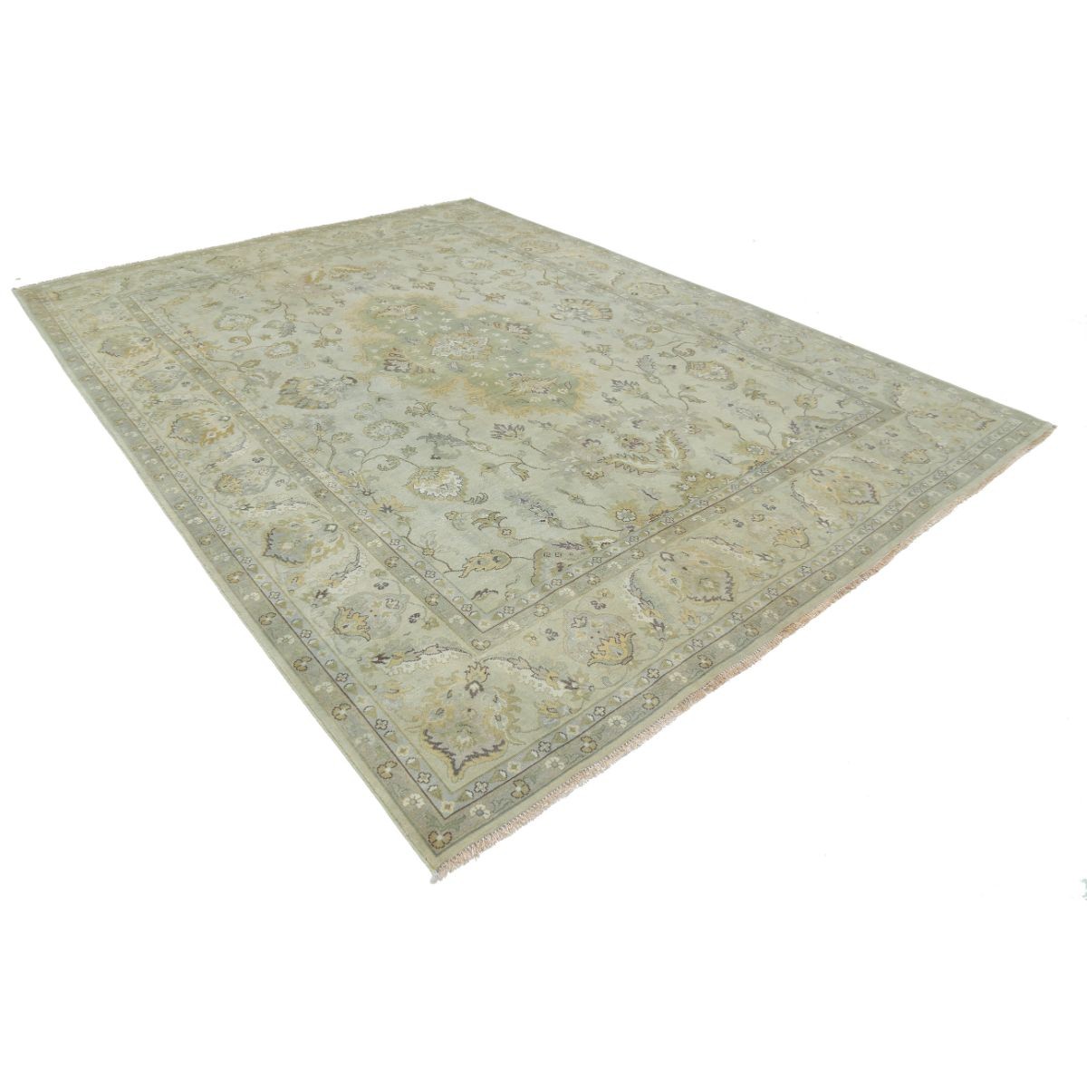 Ziegler 9x12 Handmade Double Knotted Washable Wool Rug - Colorful