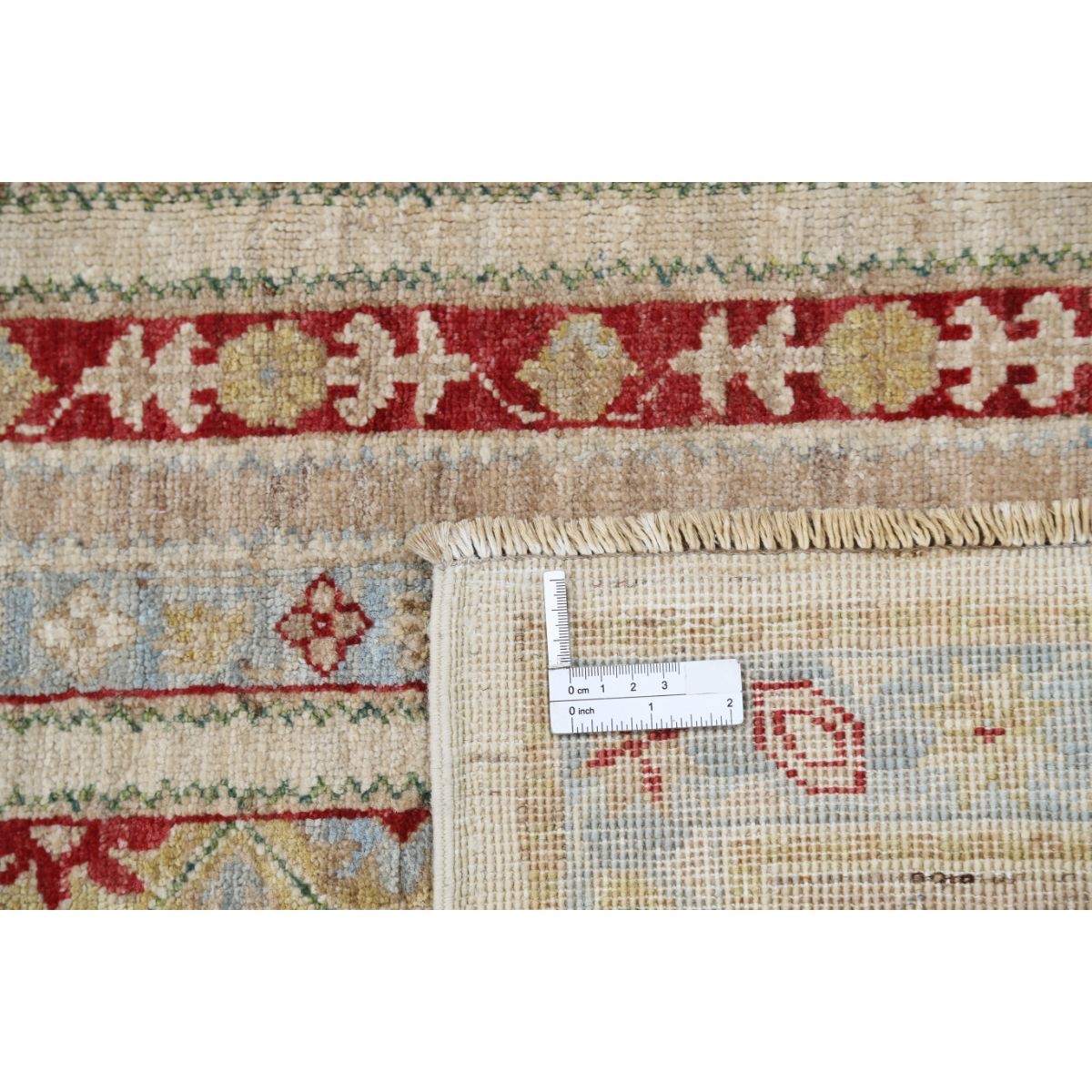 Shaal 7x10 Handmade Double Knotted Washable Wool Rug - Colorful