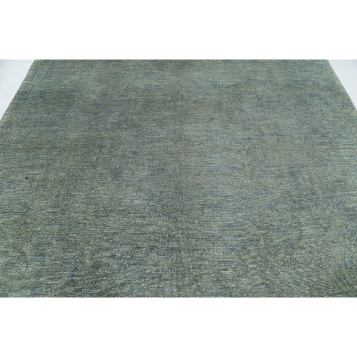 Overdye 8x10 Handmade Double Knotted Washable Wool Rug - Monochormatic