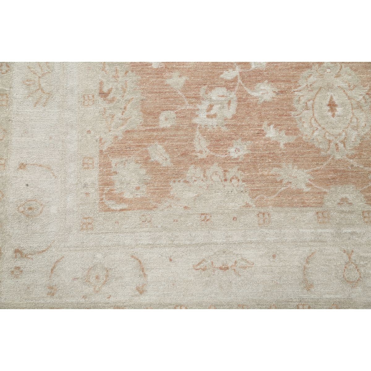 Serenity 6x7 Handmade Double Knotted Washable Wool Rug - Soft Hues