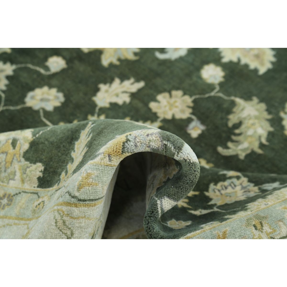 Ziegler 9x11 Handmade Double Knotted Washable Wool Rug - Colorful