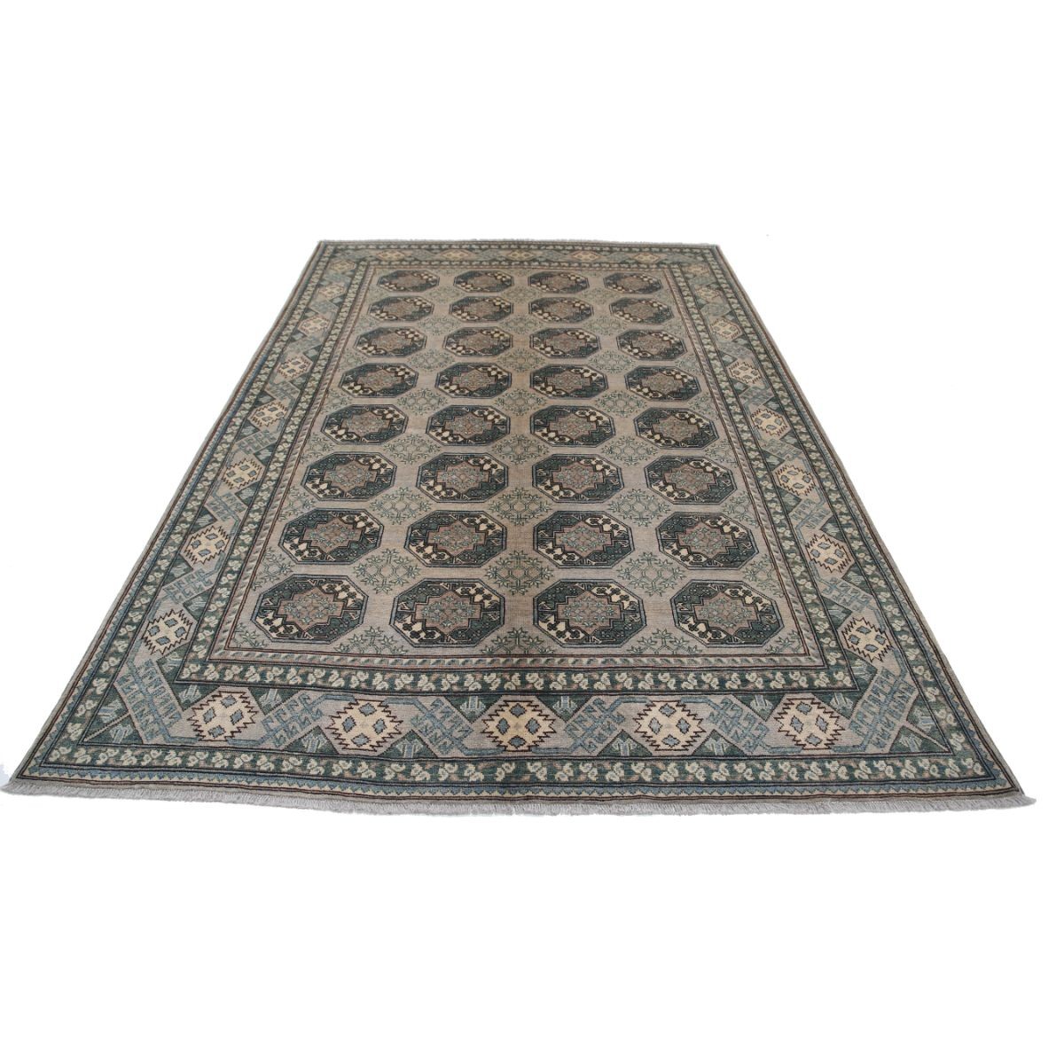Revival 7x10 Handmade Double Knotted Washable Wool Rug - Colorful