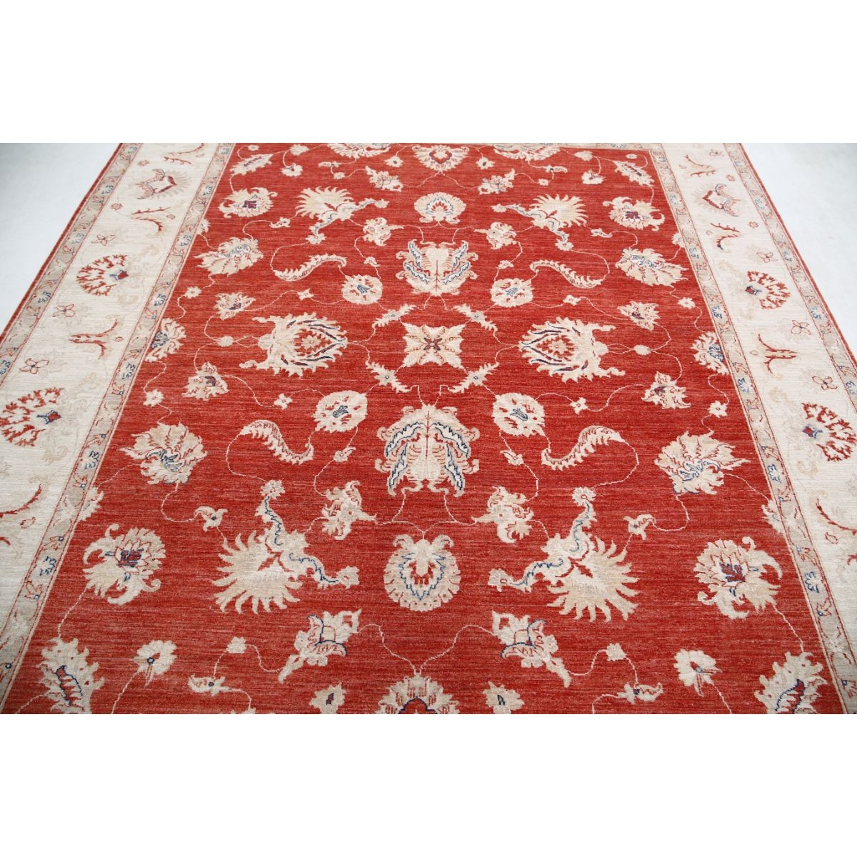 Ziegler 8x9 Handmade Double Knotted Washable Wool Rug - Colorful
