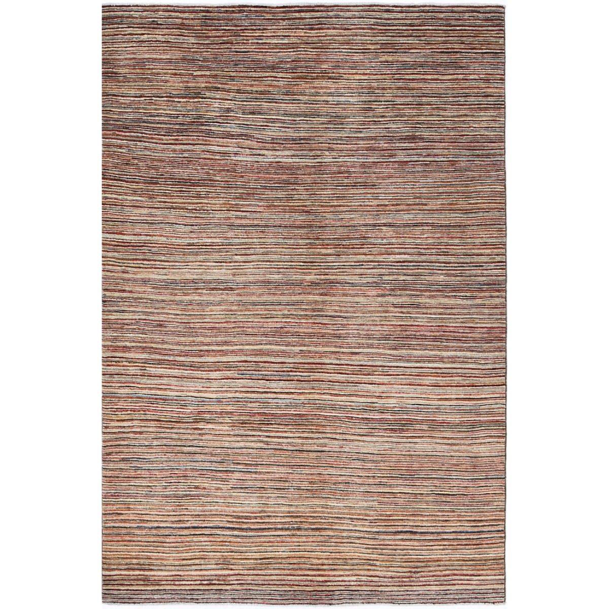 Modcar 5x8 Handmade Double Knotted Washable Wool Rug - Colorful