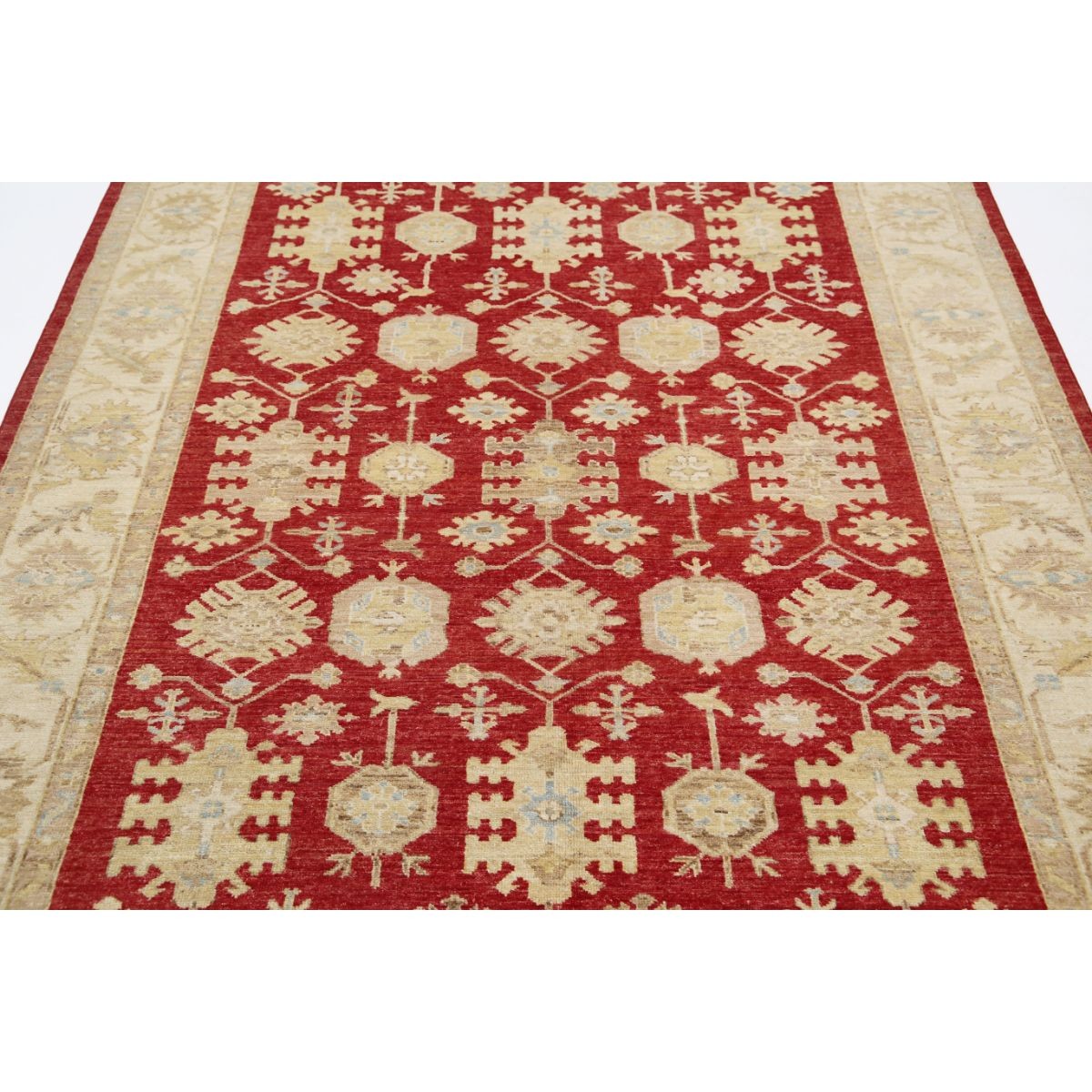 Ziegler 6x8 Handmade Double Knotted Washable Wool Rug - Colorful