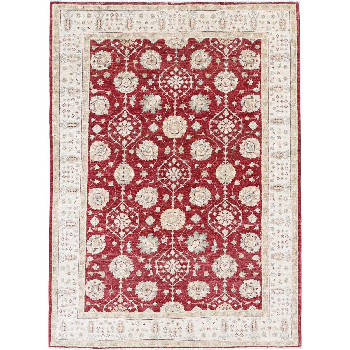 Ziegler 6x9 Handmade Double Knotted Washable Wool Rug - Colorful