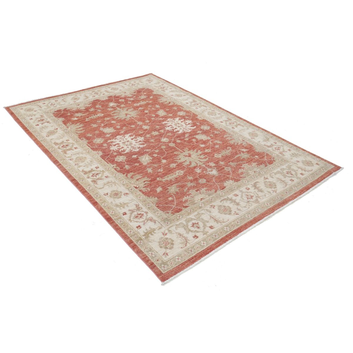 Ziegler 6x8 Handmade Double Knotted Washable Wool Rug - Colorful