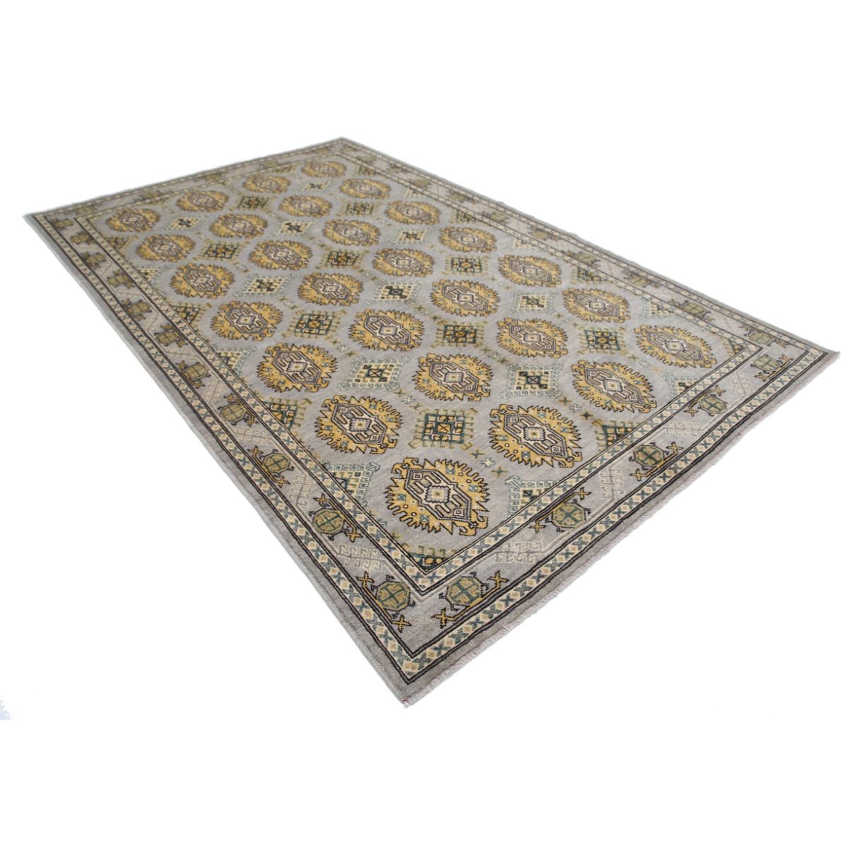 Revival 7x10 Handmade Double Knotted Washable Wool Rug - Colorful