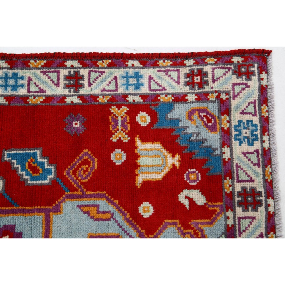 Revival 3x5 Handmade Double Knotted Washable Wool Rug - Colorful