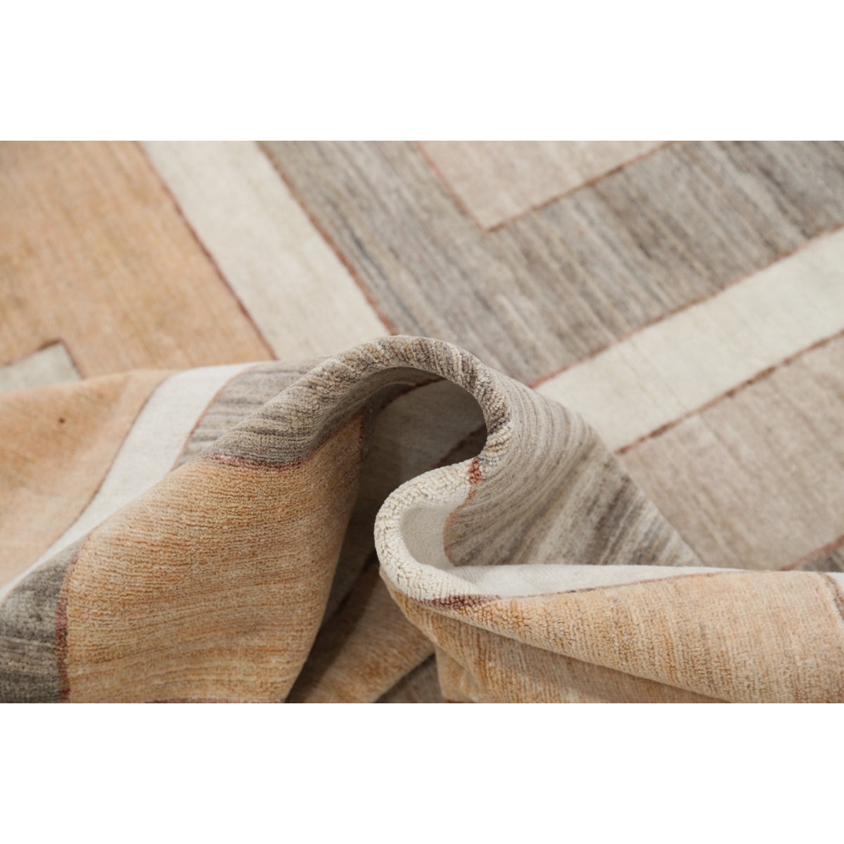 Modcar 6x10 Handmade Double Knotted Washable Wool Rug - Colorful