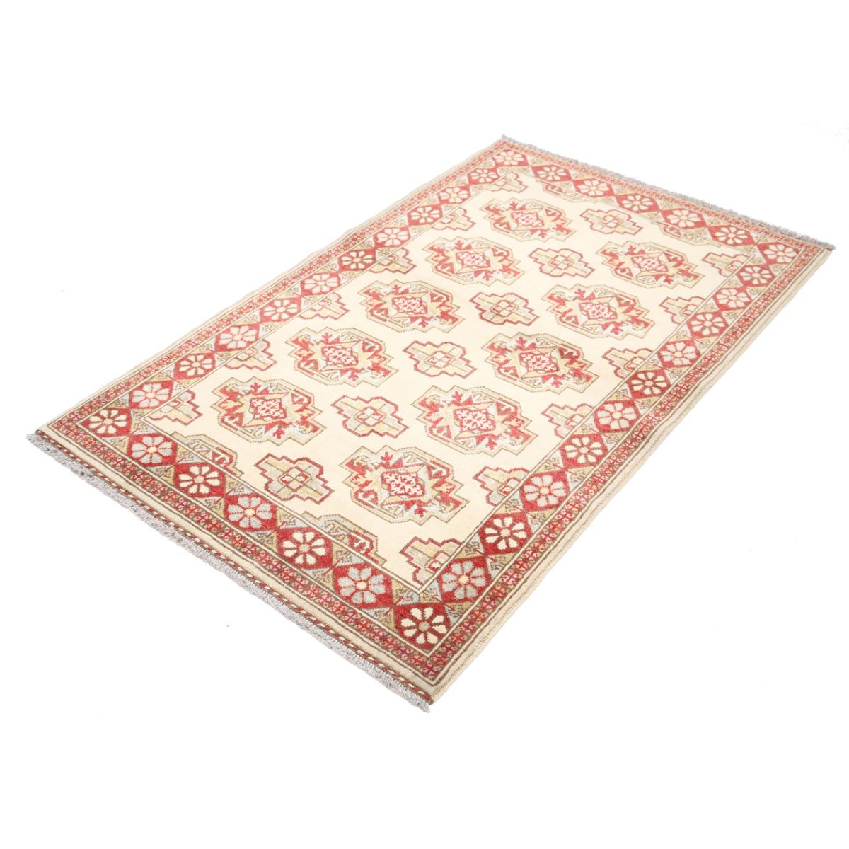 Revival 3x5 Handmade Double Knotted Washable Wool Rug - Colorful