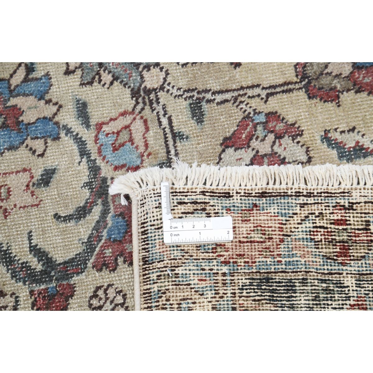 Vintage 8x11 Handmade Double Knotted Washable Wool Rug - Soft Hues