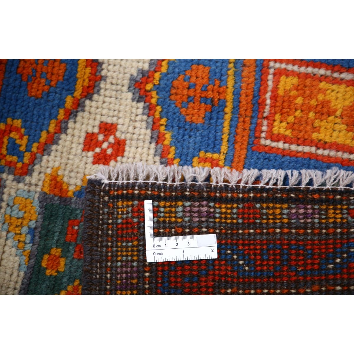 Revival 3x5 Handmade Double Knotted Washable Wool Rug - Colorful