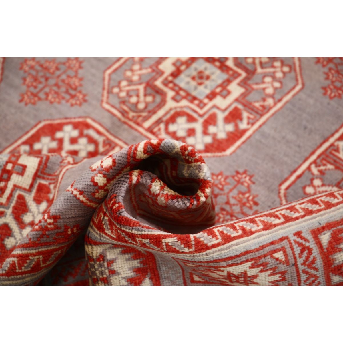 Revival 6x9 Handmade Double Knotted Washable Wool Rug - Colorful