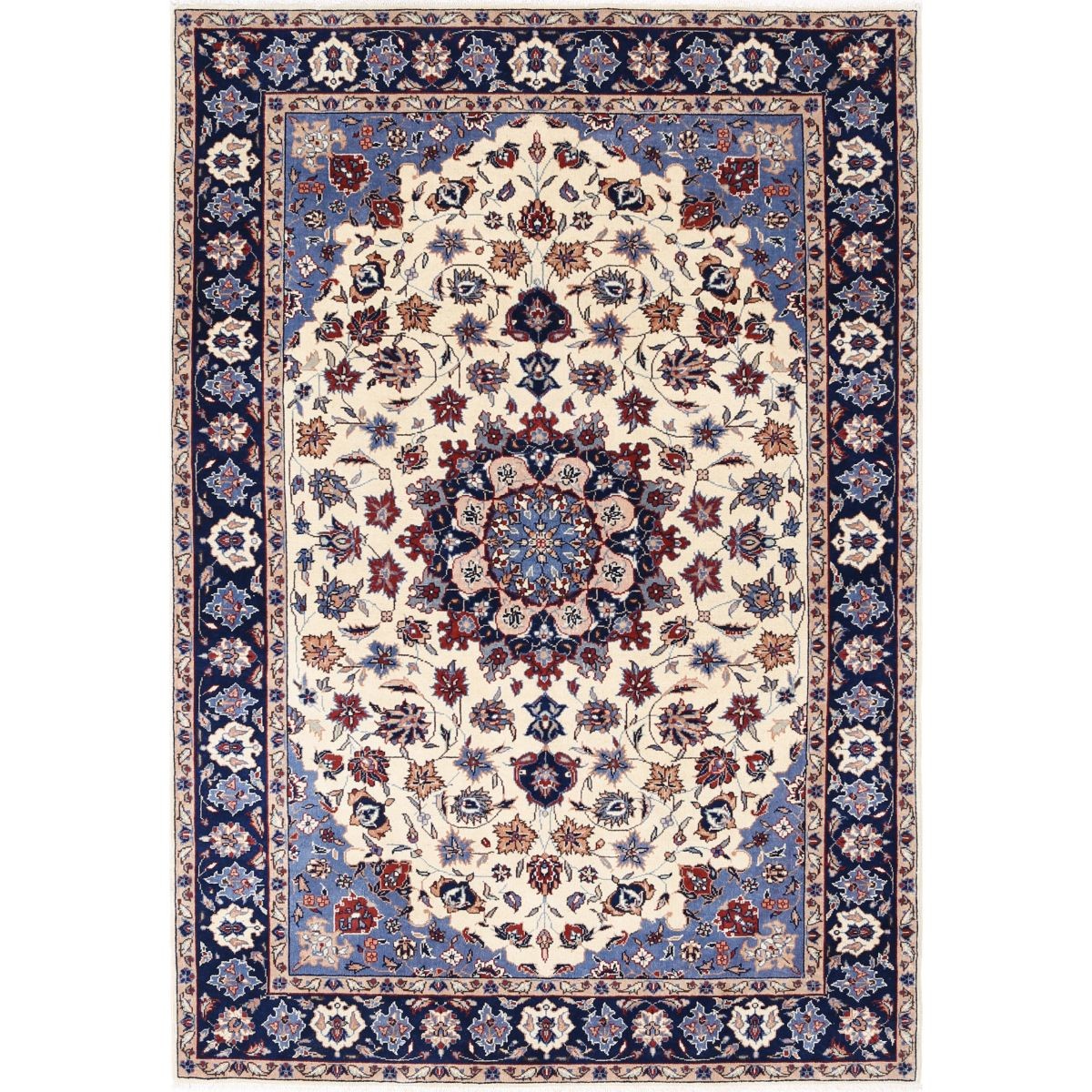 Heritage 4x6 Handmade Double Knotted Washable Wool Rug - Colorful