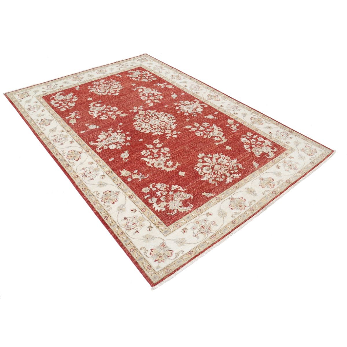 Ziegler 6x8 Handmade Double Knotted Washable Wool Rug - Colorful