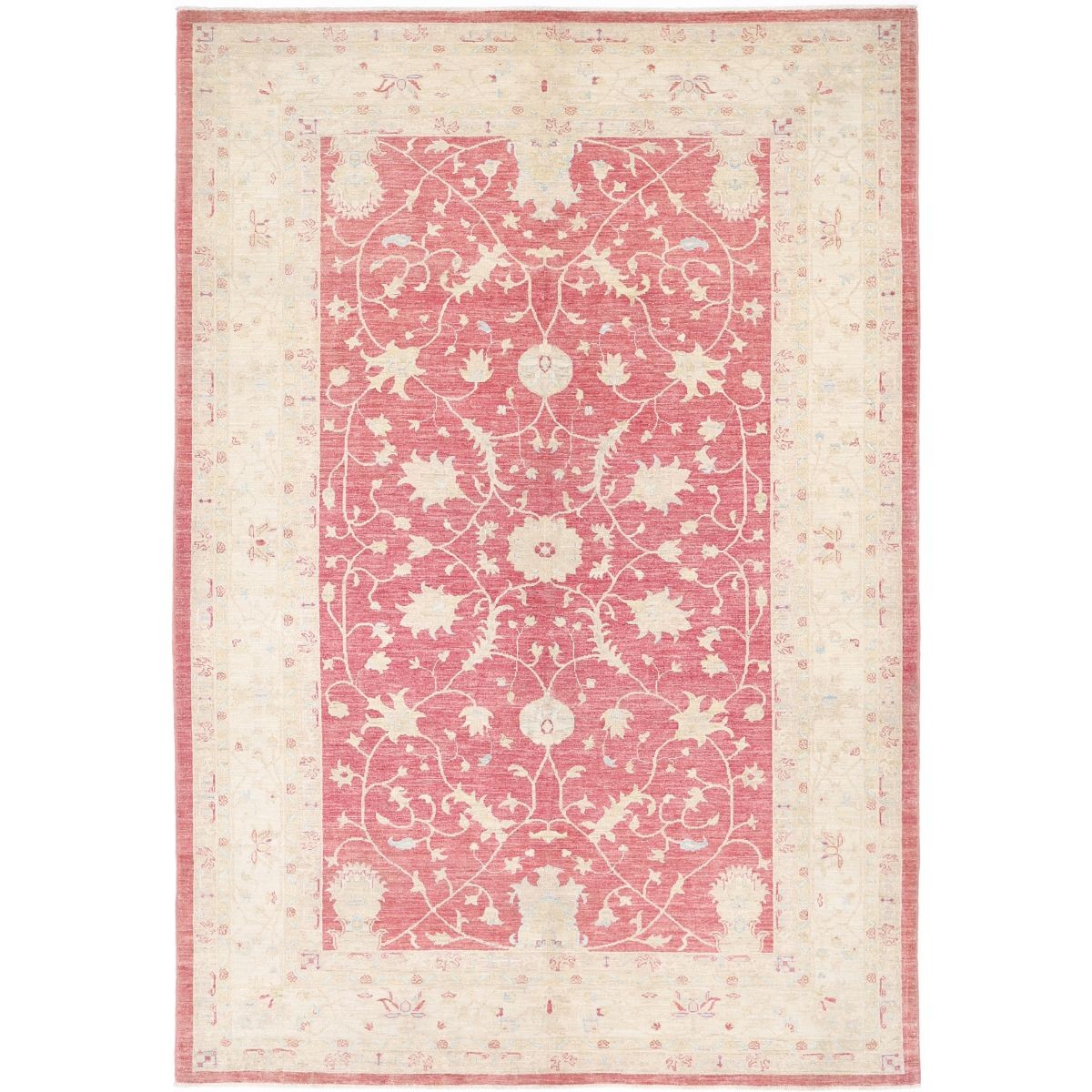 Ziegler 7x10 Handmade Double Knotted Washable Wool Rug - Soft Hues