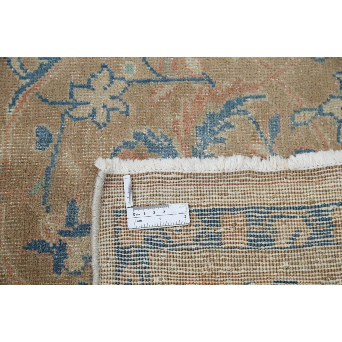Vintage 7x11 Handmade Double Knotted Washable Wool Rug - Soft Hues