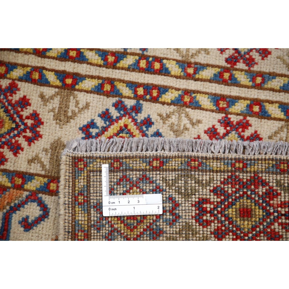 Revival 4x6 Handmade Double Knotted Washable Wool Rug - Colorful