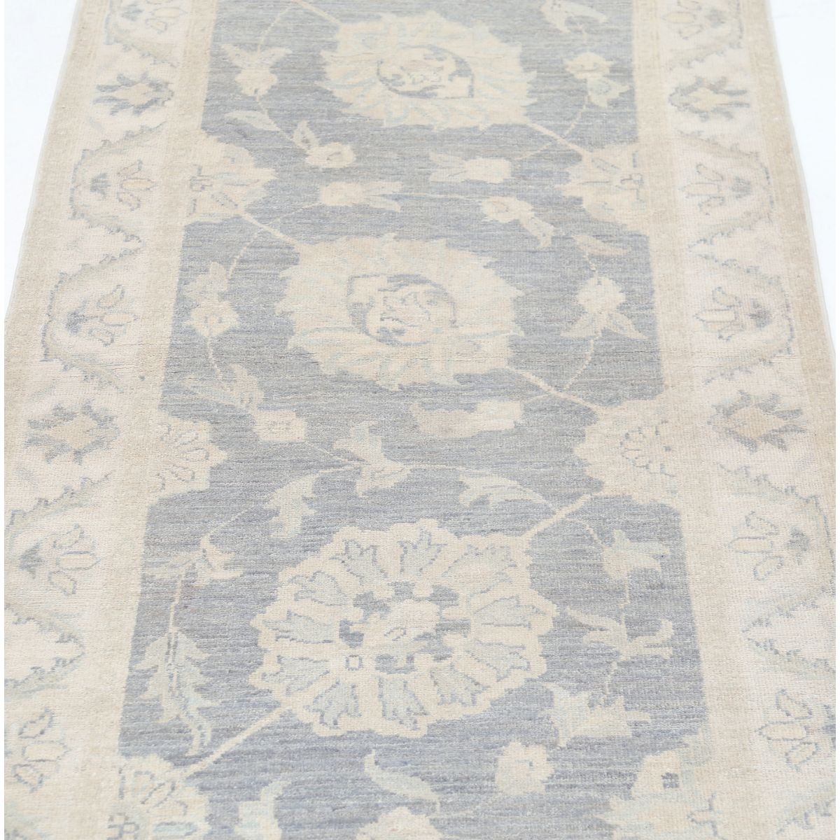 Serenity 3x9 Handmade Double Knotted Washable Wool Runner - Soft Hues