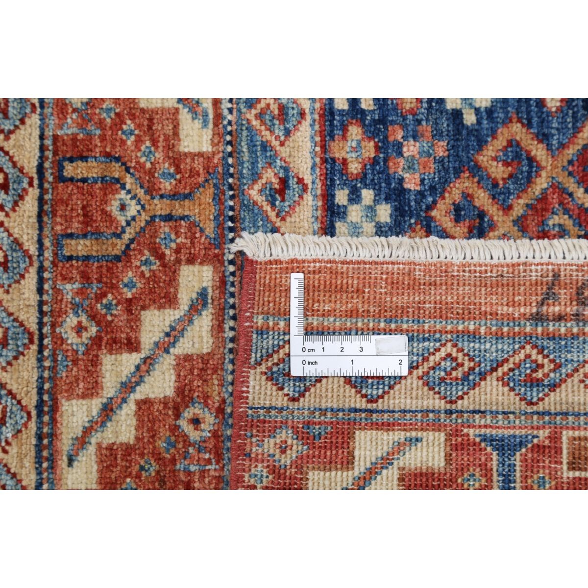 Khurjeen 7x10 Handmade Double Knotted Washable Wool Rug - Colorful