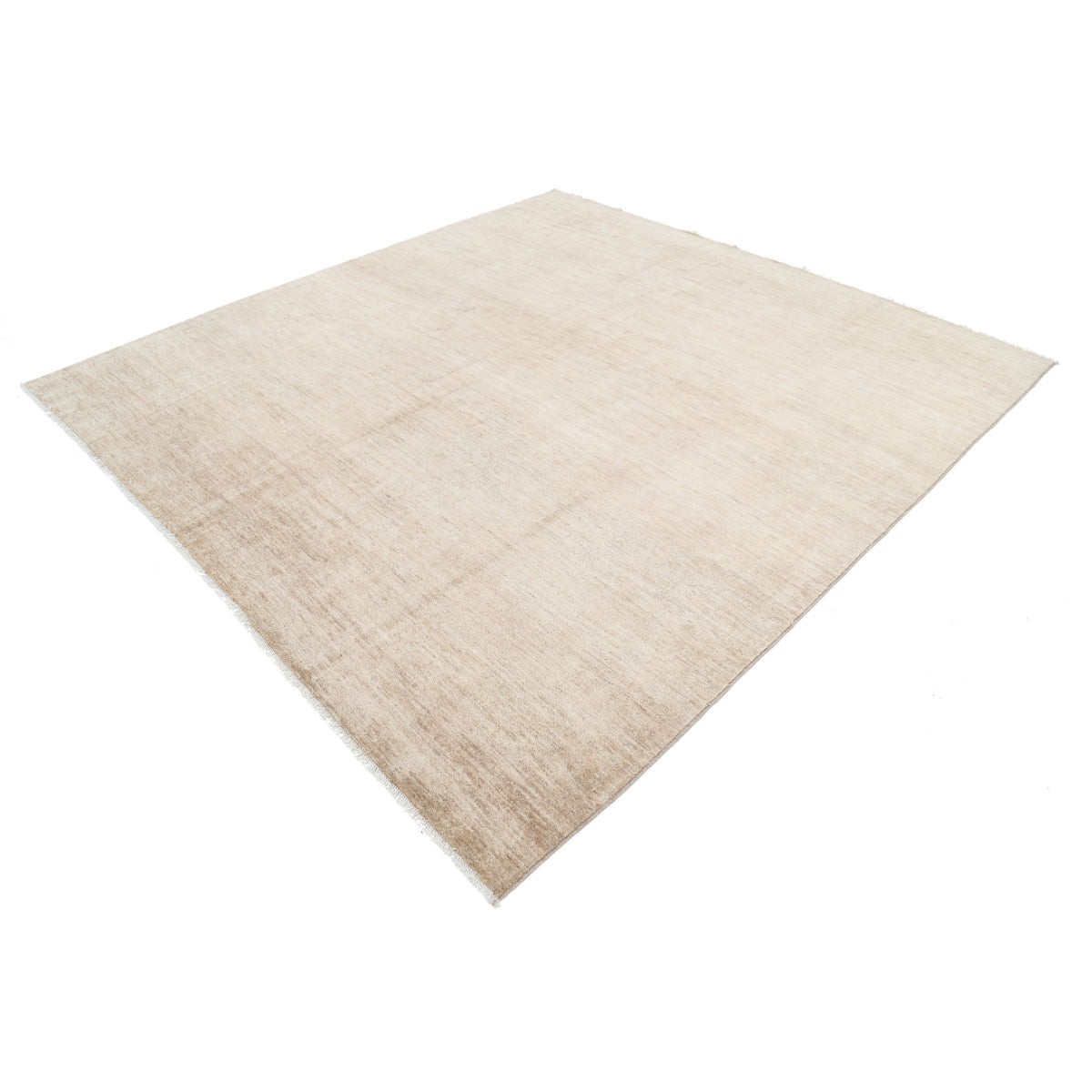 Modcar 8x9 Handmade Double Knotted Washable Wool Rug - Colorful - Square