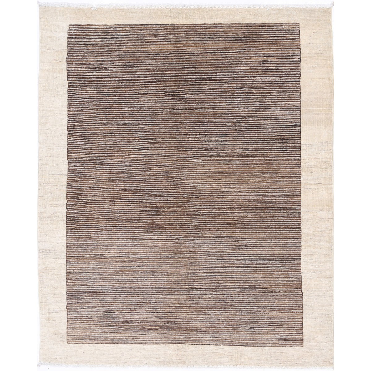 Modcar 5x6 Handmade Double Knotted Washable Wool Rug - Colorful