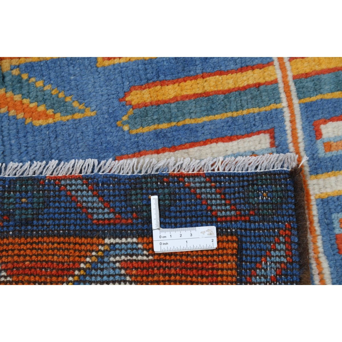 Revival 6x8 Handmade Double Knotted Washable Wool Rug - Colorful