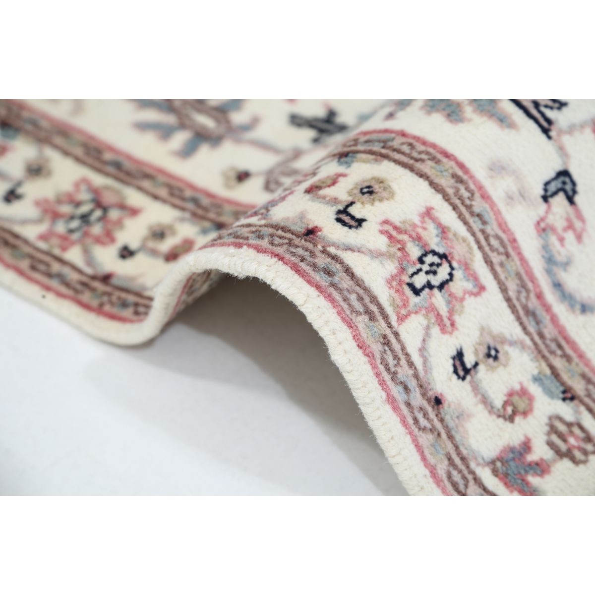 Nain 3x16 Handmade Double Knotted Washable Wool Runner - Colorful