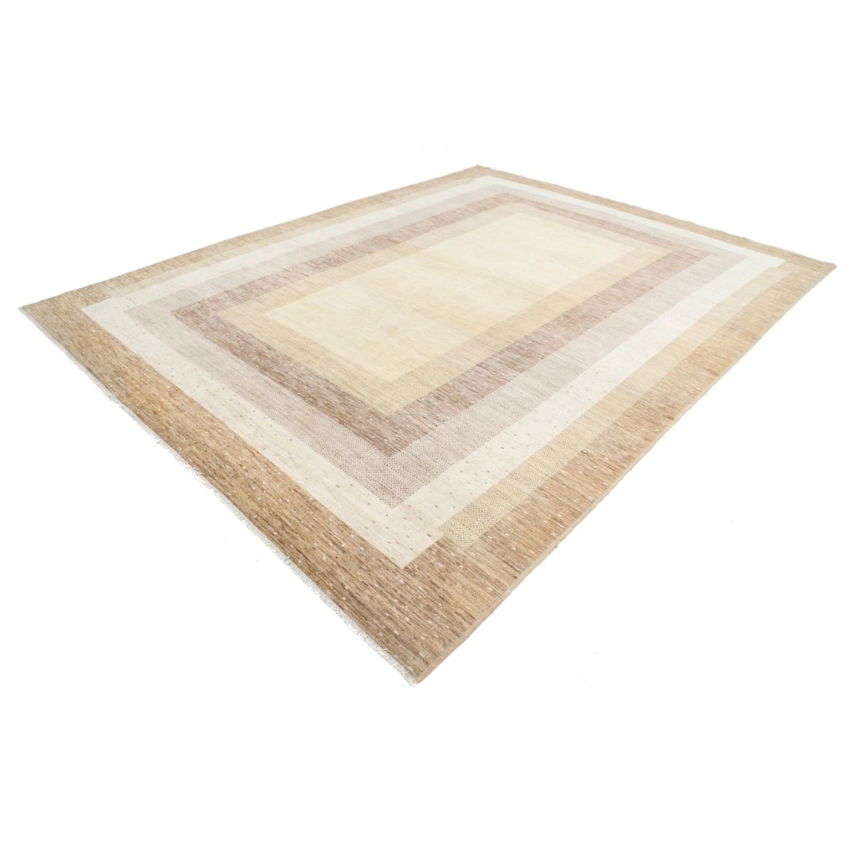 Modcar 10x13 Handmade Double Knotted Washable Wool Rug - Colorful