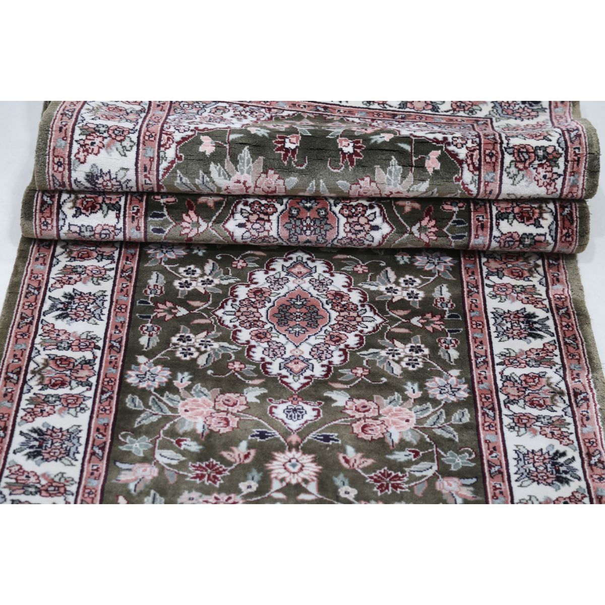Legacy 2x14 Handmade Double Knotted Washable Art Silk Runner - Colorful