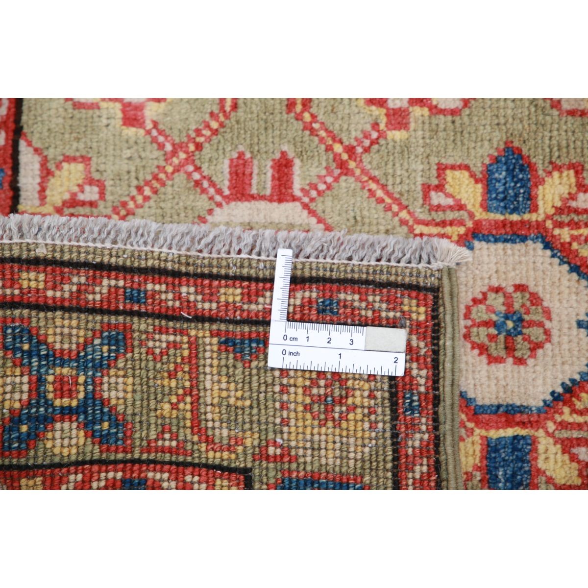 Revival 2x3 Handmade Double Knotted Washable Wool Rug - Colorful