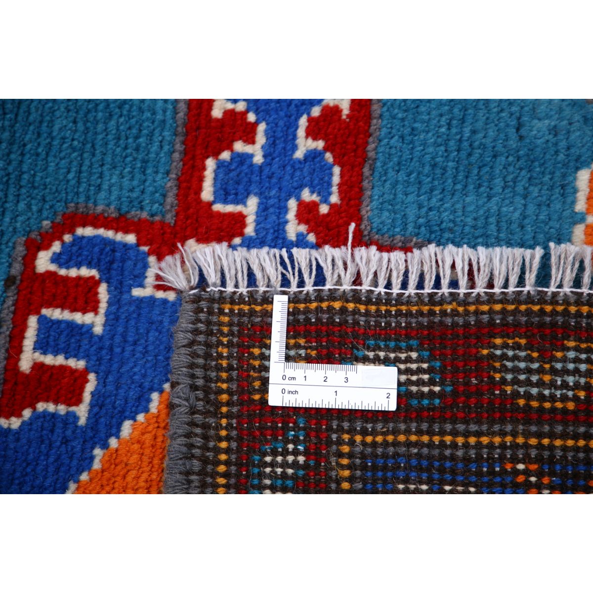 Revival 6x8 Handmade Double Knotted Washable Wool Rug - Colorful