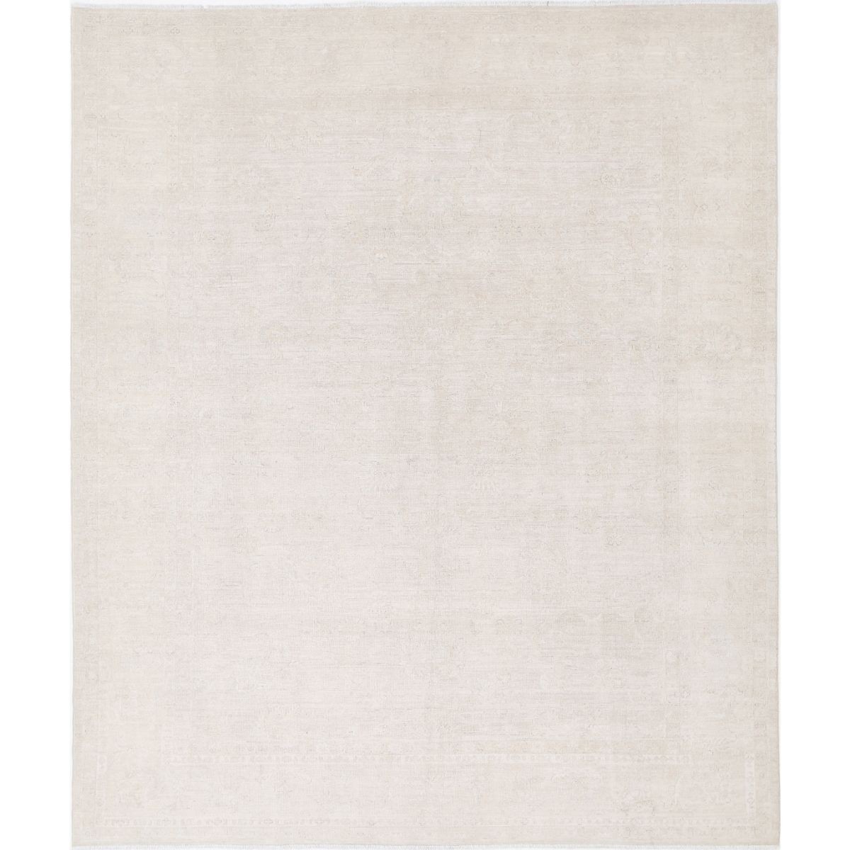 Serenity 8x10 Handmade Double Knotted Washable Wool Rug - Soft Hues
