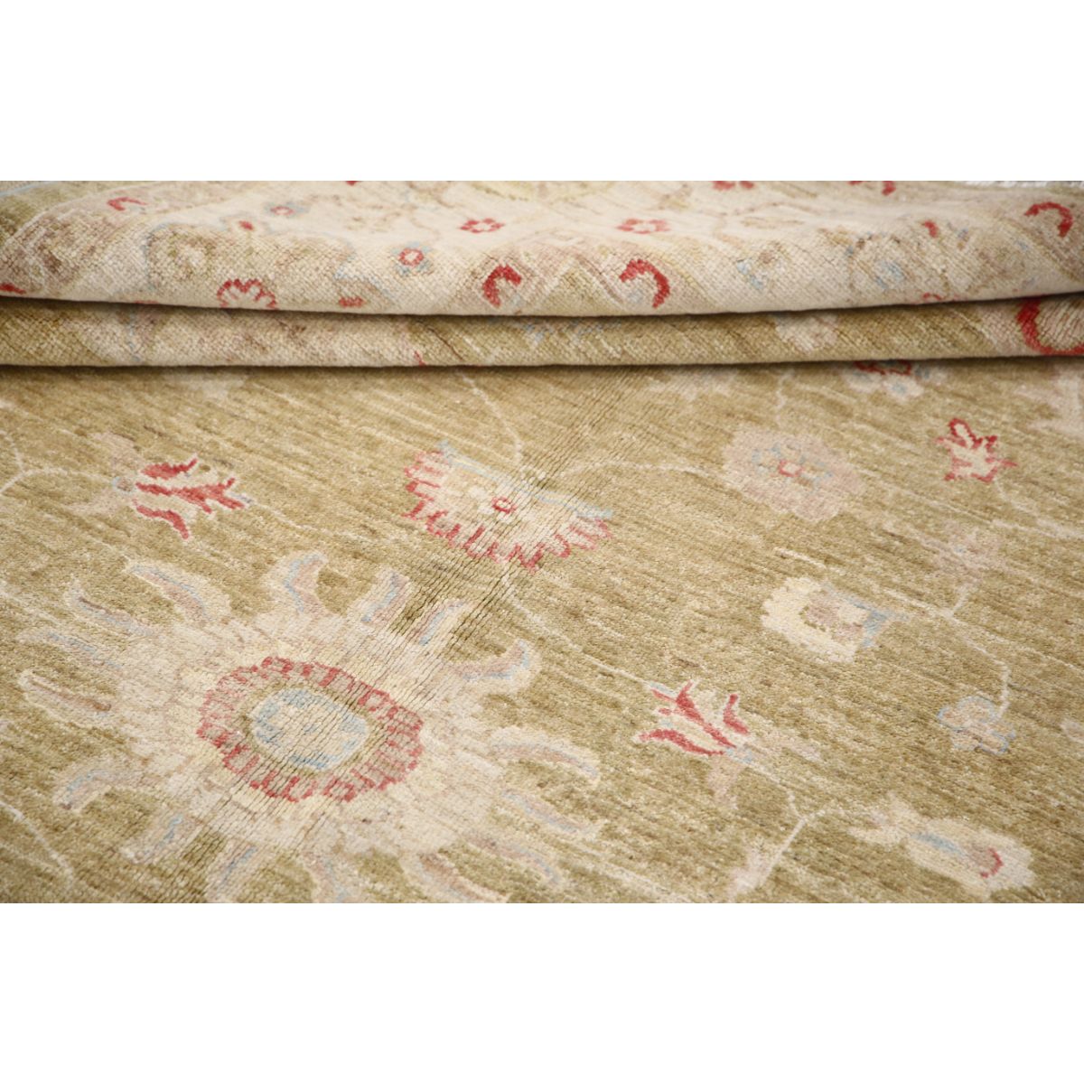 Serenity 5x8 Handmade Double Knotted Washable Wool Rug - Soft Hues