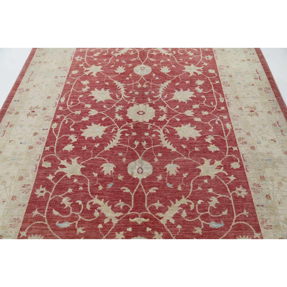 Ziegler 7x10 Handmade Double Knotted Washable Wool Rug - Soft Hues